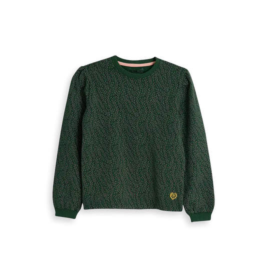Sweater -- Anna - 98 / Groen - kinderkleding