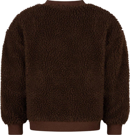 Sweater -- Crewneck Teddy - 92 / Bruin - kinderkleding