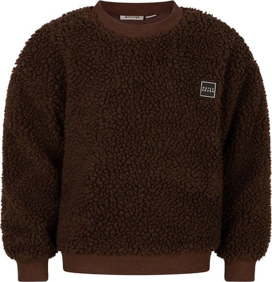 Sweater -- Crewneck Teddy - 92 / Bruin - kinderkleding