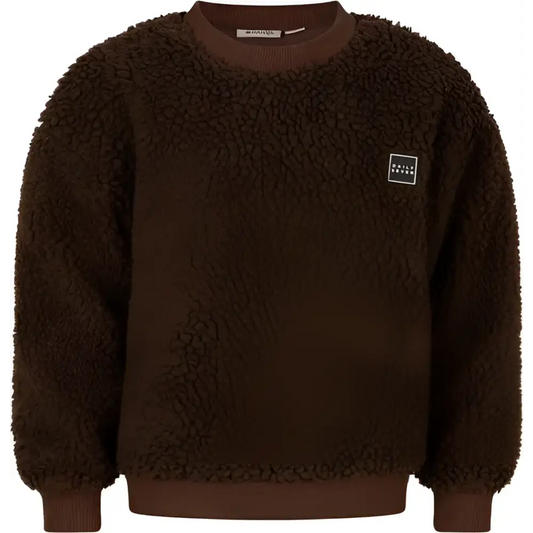 Sweater Crewneck Teddy 92 / Bruin kinderkleding