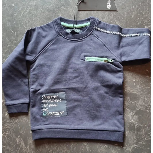 Sweater -- Omar - 92 / Blauw - kinderkleding