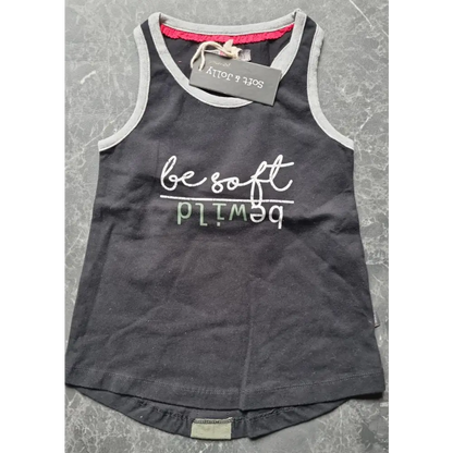 Top -- Soft - 98/104 / Zwart - kinderkleding