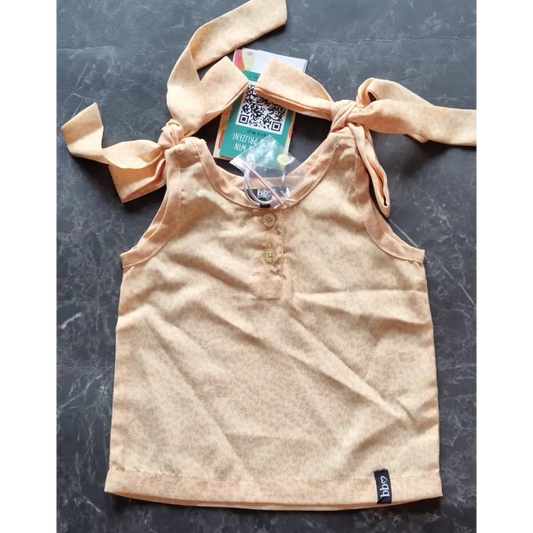 Top Yellow Dots 68 / Geel kinderkleding